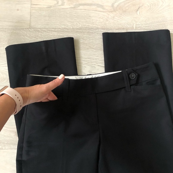 Ann Taylor LOFT Marisa Lightweight Black Trousers Dress Pants - Picture 4 of 16
